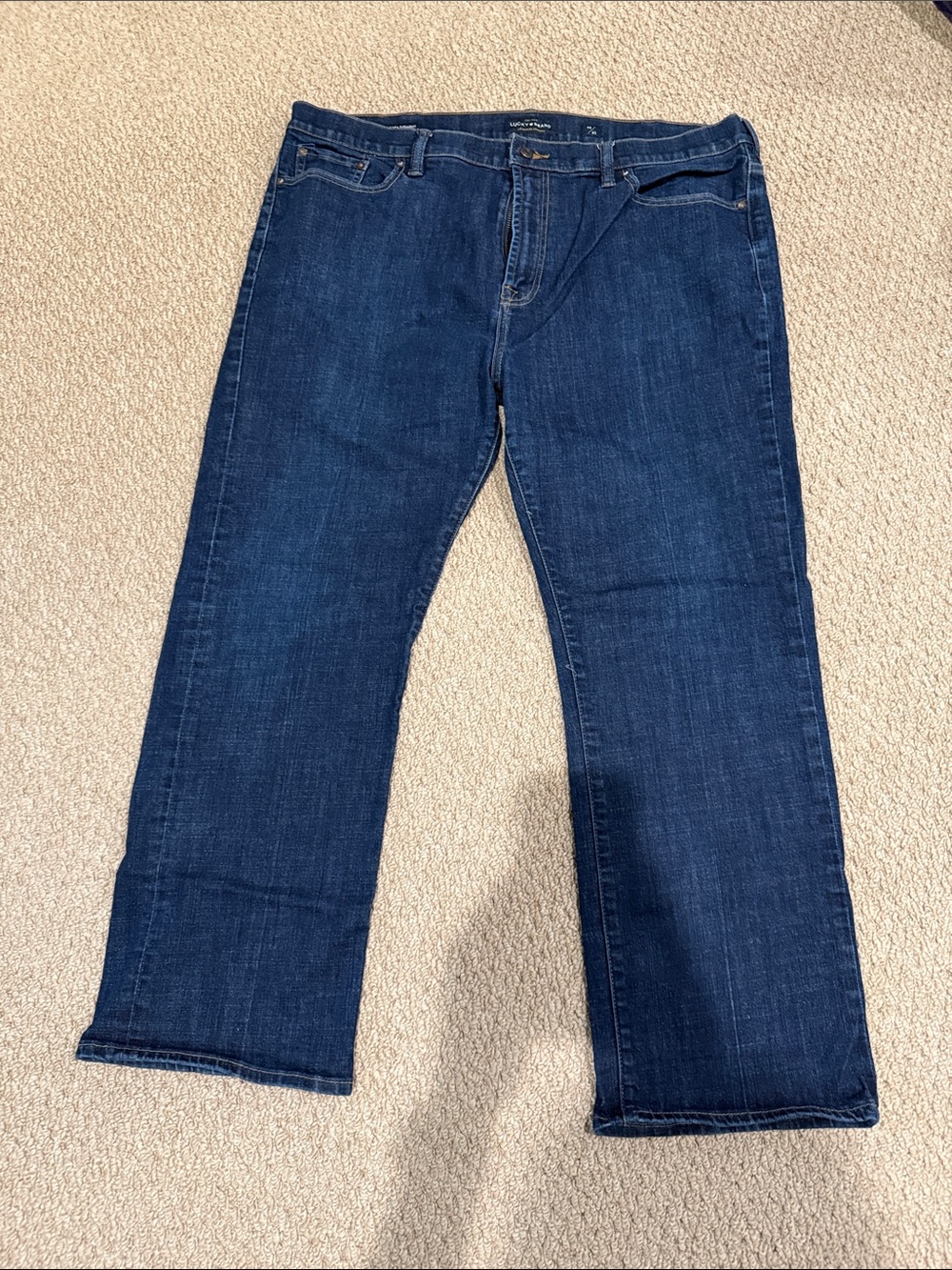 Lucky Brand Men's Dark Indigo Relaxed Jeans